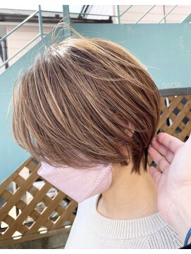 ラックセカンドスペース(LUCK 2nd SPACE) 【簡単スタイリング】ハイライト　ショート　　清水純
