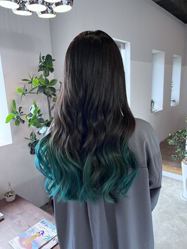 プリーモ ヘアー レガロ(Primo hair REGALO) 【REGALO】グラデーションカラー&ミントグリーン★