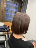 髪質改善/切りっぱなしボブ/美髪/30代40代/［人形町］