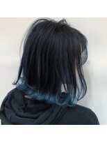 カノイ(KANOI) 【顔タイプ】タイプ別似合わせオーシャンブルー裾カラー