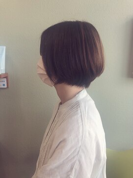 ライフヘアデザイン(Life hair design) 秋のグレージュ×大人ショートボブ