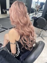 アルマバイロサ(ALMA by ROSA) ペールピンク×シールエクステ/担当rui