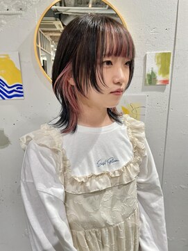 クリアーオブヘアー 栄南店(CLEAR of hair) ウルフ×インナーカラー