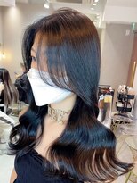 ルームバイシー 新宿(Loom. by Sea)&nbsp;韓国風前髪×レイヤーカット【髪質改善/新宿/レイヤーカット】