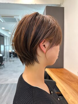 ビューエヒメ(VIEW EHIME) 大人ラフウェーブ20代30代40代ボブブラウンスウィングショート