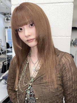 ココ 原宿(KOKO) #大人ガーリー#ダークアッシュ#ミディアムレイヤーカット