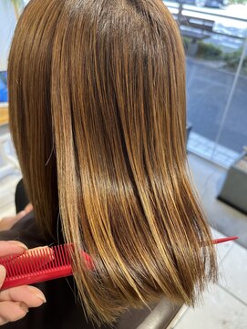 アース 武蔵境店(HAIR & MAKE EARTH) ４０代女性のお客様へ髪質改善縮毛矯正を施術☆