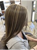 動きのあるハイライト、ふんわりカラー