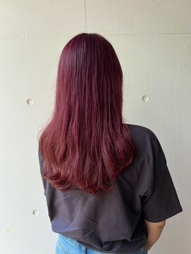 アジールヘア 北千住駅西口店(agir hair) ピンクカラー　暖色カラー
