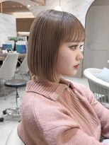 ロンド ブランシュ 錦糸町北口(Lond blanche) 前髪アンブレラカラーこなれミディイメチェンウェーブパーマ