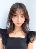 外ハネミディアム　20代　30代　レイヤー