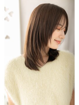 カバーヘア ブリス 北浦和(COVER HAIR bliss) ミルクティーアッシュ前下がりレイヤーカットZ北浦和30代40代!