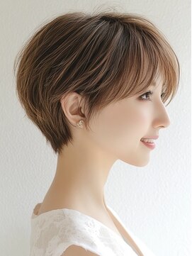 モードケイズトウキョウ 銀座店(MODEK'S TOKYO) 【銀座　銀座一丁目】襟足スッキリショートヘア　20代　30代