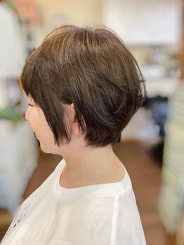 ヘアーサロン いろはの写真/【JR志紀駅徒歩7分】カウンセリングを重視した施術で自分だけのショートスタイルが見つかる！