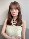 髪質改善*透明感メルティ―カラーセミロング【Zina船橋南口】