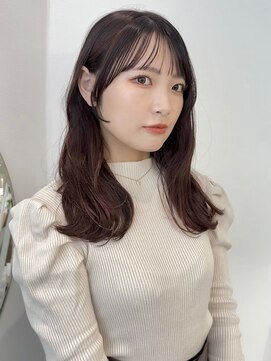 ハル 南平岸(HARU) ピンクブラウン×お顔周りカット