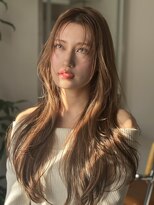 ログ オモテサンドウ(L.O.G OMOTESANDO) ミルクティーベージュロングレイヤー