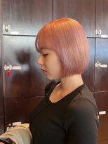 シュシュ 宜野湾店(chou chou)&nbsp;イメチェン/ホワイトブロンド/外ハネボブ/ワイドバング/宜野湾