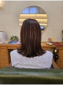 髪質改善カラー　ミディアム