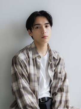 ロウ 銀座(RAW) シンプルセンターパートヘア