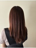 オーガニックカラーで艶髪