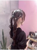 リボンツインテール