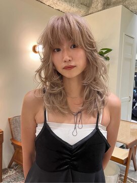 ハーパーズ 渋谷(harpers) ミルクティーベージュ×マッシュレイヤー