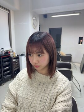 ヘアーアンドアート ルミナ(HAIR&ART LUMINA) 【KAHO】結べる長さの切りっぱなしボブ