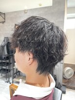 ワンズ(One’s)&nbsp;メンズウルフ×波巻きパーマ