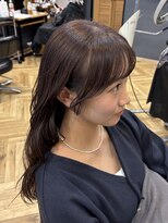 アルター(aL ter) 【顔まわりカット×ラベンダーブラウン】暗めカラー/鎌取/林愛華