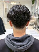 ガーデン 西川田店(garden)&nbsp;宇都宮メンズパーマ波巻きスパイラルパーマセンターパートウルフ