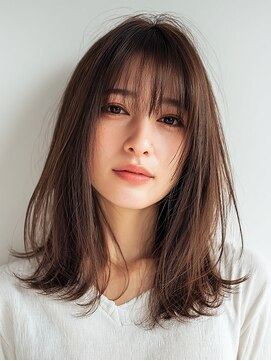 ロディーナコク 大口 新子安(rodina.coc) 着物ヘア/ダークアッシュ/ミディアムレイヤーカット/大口子安