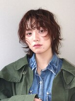 ノラ ギンザ(NORA GINZA) ミディアムウルフボブレイヤーウルフショートパーマボブパーマ