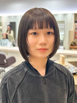 シュク 高円寺(SYUK) 顔周りレイヤーボブ/ショート【植木】高円寺