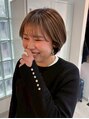 ナウアズ(now as.)&nbsp;前髪の抜け感が可愛いショート◎伸ばし中も可愛さを維持します！