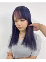 リシャルム 新保店(Re charme) 【透明感】ブルーパープルデザインカラー