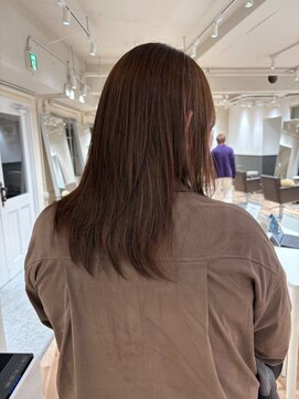 カナージュ(Canage) デザインカラー艶髪ストレートパーマ11.10
