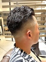 ノイセルヘアー(Noisyle Men's hair) リバースセンターパート/ニュアンスパーマ/ダウンバング/MEN'S