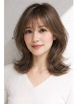 ハーツ 青山表参道店(Heart's) 白髪ぼかし脱白髪染め似合わせレイヤーカット40代50代60代