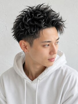 ソース 梅田(SOURCE) 無造作スパイキーショート/メンズ