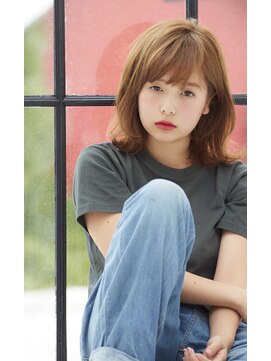 ジョエミバイアンアミ(joemi by Un ami) 【ｊｏｅｍｉ】トップノット姫カットミルクティーカラー小倉太郎