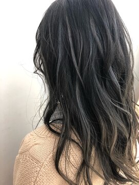 ヘアークラフト アニー 南郷18丁目店(HAIR CRAFT Annie) コントラストハイライトロングスタイル