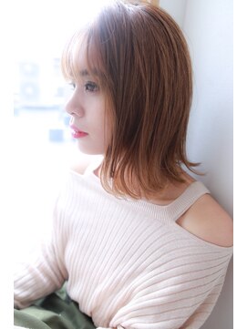 オーシャン(Ocean) [OCEAN Hair&Life]大人の切りっぱなし☆外ハネ大人ボブ☆