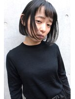 パッチ ヘアー(PATCH HAIR) 水平黒髪bob