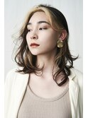 [河原塚七海]フェイスフレーミングインナーカラー愛され韓国ヘア