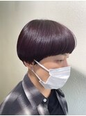 マッシュ×アッシュバイオレット