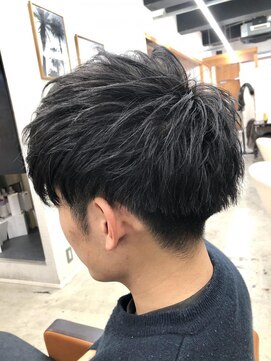 ユッカ エルア 武庫之荘南口(YUCCA elua) 【elua 田村】爽やかツーブロック_ナチュラル束感ショート