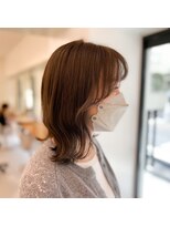 コットン(cotton)&nbsp;顔まわりに動きのつくサイドバングミディアム【白子】