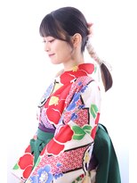 マルシェ(marche)&nbsp;卒業式 袴 着物ヘア おくれ毛 ポニーテール