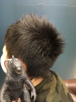 ヘアサロンアンドヘアメイクディー(hair salon hair make D)&nbsp;仙台D　親子 子供キッズカット 新学期に備えてカッコよく仕上げ